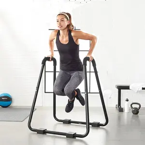 Buy HOMCOMWall ed Dip Station Knee Leg Raise Chin Up Pull Up Rack