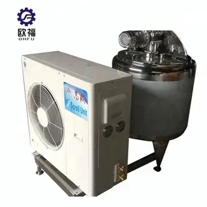 Stainless steel portable milk cooler / milk cooling tank for sale