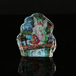 Pas cher prix impression couleur Christianisme <span class=keywords><strong>Jésus</strong></span> qualité cristal livre <span class=keywords><strong>Coran</strong></span> islam cadeau presse-papiers Bébé baptême cadeau faveurs de mariage - Product Image 3