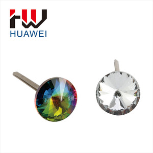 Thiết Kế Sáng Bóng Nhỏ Rõ Ràng Rhinestone Crystal Glass Nút Tô Điểm Nút - Product Image 2