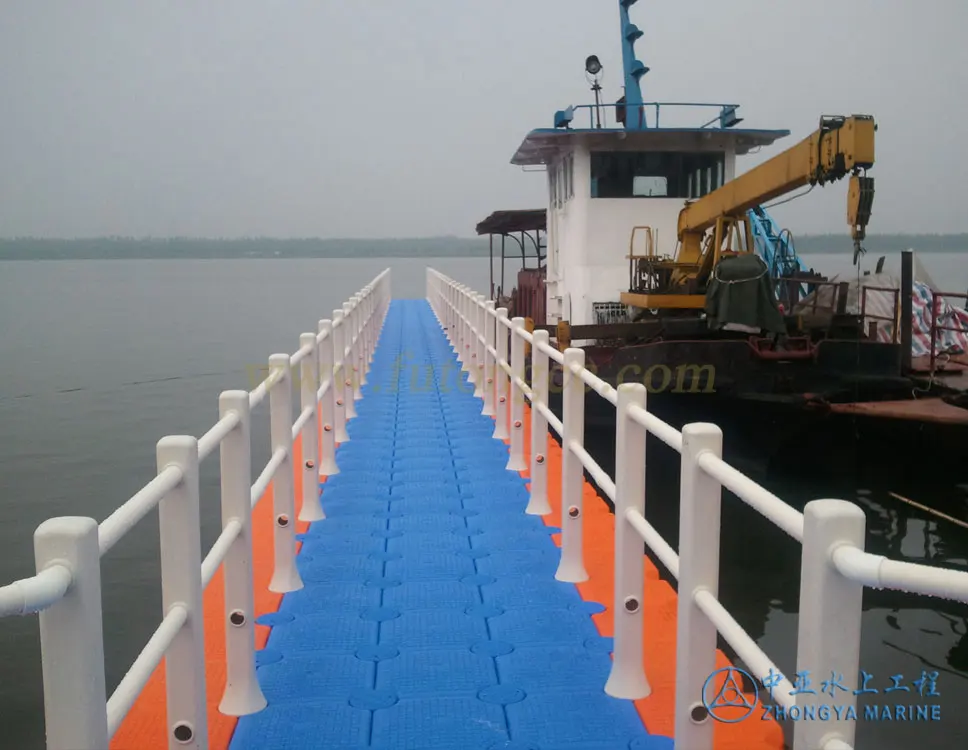 Puente flotante de pasarela, Pontón, suministros marinos, plataforma de jet ski