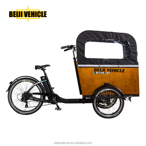 Famille danoise pas cher 3 roues tricycle électrique <span class=keywords><strong>cargo</strong></span> vélo/tricycle de cargaison de vélo/enfants vélo - Product Image 1