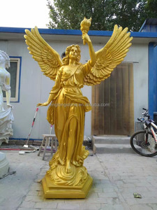 Ingrosso colorato famoso italiano in resina di vetroresina famosa statua d'angelo - Product Image 3