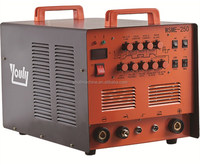 2017 فائقة عالية فعالة من حيث التكلفة 220V 250 أمبير العاكس mosfet AC/DC TIG/MMA لحام/آلة لحام