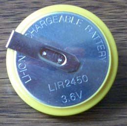 3.6v <span class=keywords><strong>pile</strong></span> bouton rechargeable lir2450 <span class=keywords><strong>CR2450</strong></span> 2450 - Product Image 3