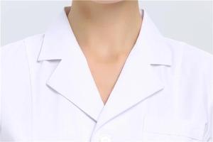 Camice Bianco Sottile FUJU per Infermieri di Sala Operatoria, Uniforme da Medico - Product Image 4