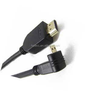 <span class=keywords><strong>10</strong></span> <span class=keywords><strong>m</strong></span> oro 90 grados Micro <span class=keywords><strong>HDMI</strong></span> tipo D macho a <span class=keywords><strong>HDMI</strong></span> adaptador macho cable - Product Image 3