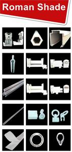 Pièces de rideaux et stores : Composants de stores enrouleurs, anneau de fixation horizontal en plastique à clipser - Product Image 6