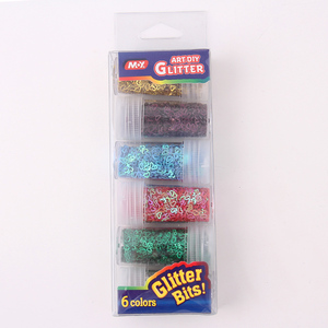 DIY GLITTER. COLORFUL GLITTER