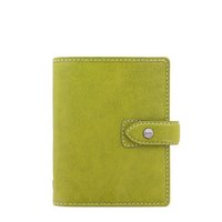 Proveedores de oficina Cartera de cuero PU personalizada Carpeta de archivos de 6 anillos con portalápices y estuche