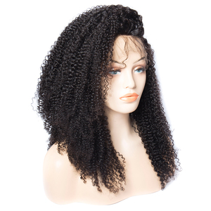 Livraison en ligne mongole 4c afro crépus bouclés perruque de cheveux humains full hd sans colle perruque frontale en dentelle livraison gratuite - Product Image 5