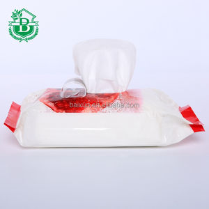 Materia prima para toallitas húmedas, encantadora chica japonés tejido húmedo, removedor de maquillaje toallitas - Product Image 1