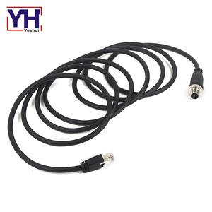 <span class=keywords><strong>Brochage</strong></span> Personnalisé De Haute Qualité M12 Mâle À Rj45 <span class=keywords><strong>Ethernet</strong></span> Câble Adaptateur - Product Image 6