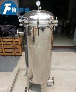 Stainless steel shell low price bag type water filters,multi-bag water filter machine of low price