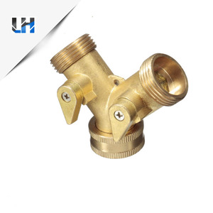 2 Forma latón sólido válvula y manguera de jardín conector con Comfort grip - Product Image 6