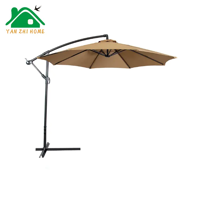 2.7 M Grande Piscine Extérieure Parasols Banane Parapluie, parasol de JARDIN