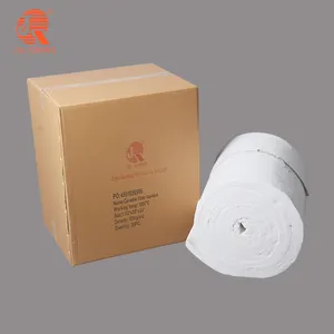 Chăn Sợi Gốm Alumina Chịu Lửa Màu Trắng Len Nguyên Liệu Nguyên Chất Nguồn Gốc Nhiệt Độ Làm Việc Cấp Nhôm