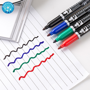 Queenstar Eco-friendly Permanent Marker Pen Children Paint Marker Non-toxischen Permanent Ink,permanent 8 Color 8 teile/satz 140mm * 15mm - Product Image 2