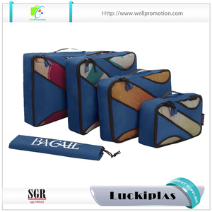 Léger promotionnel Ripstop Voyage Bagages Emballage Organisateurs Emballage Cubes 4 Set - Product Image 4