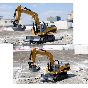 Vehículo de Ingeniería de Construcción con Control Remoto a Escala 1:16 de 2.4G y 14 Canales, Excavadora de Metal <span class=keywords><strong>Rc</strong></span> de Juguete en Venta - Product Image 2