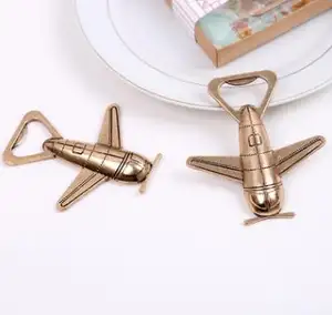 Vintage Airplane Bottle Opener Wedding Favors Souvenir Gift For Guests