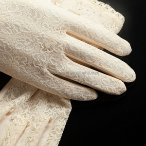 Offre Spéciale femmes mariée lavable blanc dentelle main mode gant de soie pour mariage - Product Image 2