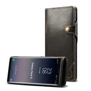 三星Galaxy Note 9手机外壳豪华皮革手机袋外壳