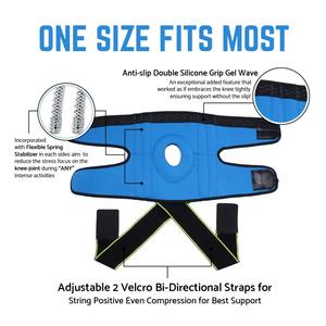 Verstelbare Kniebrace Met Zijstabilisatoren En Patella-Gelpads Voor Knieondersteuning - Product Image 2