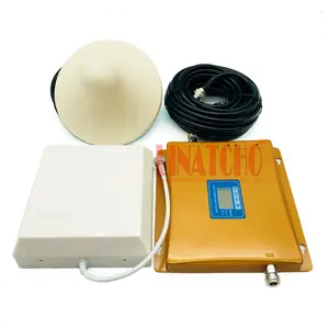 Dual Band GSM + 3G 900 2100 MHz Penguat Sinyal 2G 3G Repeater