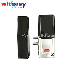 Verre en bois <span class=keywords><strong>serrure</strong></span> de porte en métal configurer deux loquets de sécurité et 4 télécommandes L180 - Product Image 3