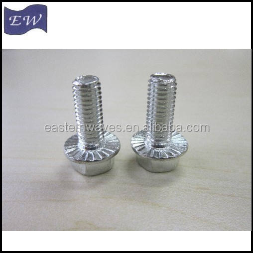 Dado M6-1.0 Grado 8.8 50 Dadi Autobloccanti Esagonali Con Flangia - Foto 7