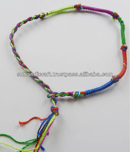 Silk Cord <b>Bracelets</b> Twisted Cord <b>Bracelet</b> Braided Nylon Cord <b>Bracelet</b> Handmade Happiness - Product Image 1