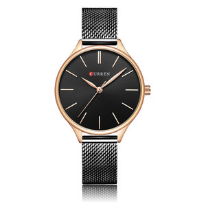 CURREN 9024 Orologio <span class=keywords><strong>da</strong></span> <span class=keywords><strong>Polso</strong></span> <span class=keywords><strong>da</strong></span> Donna con Movimento <span class=keywords><strong>al</strong></span> <span class=keywords><strong>Quarzo</strong></span>, Stile Semplice, Cinturino in Maglia d'Acciaio, <span class=keywords><strong>per</strong></span> Signore e Ragazze - Product Image 4