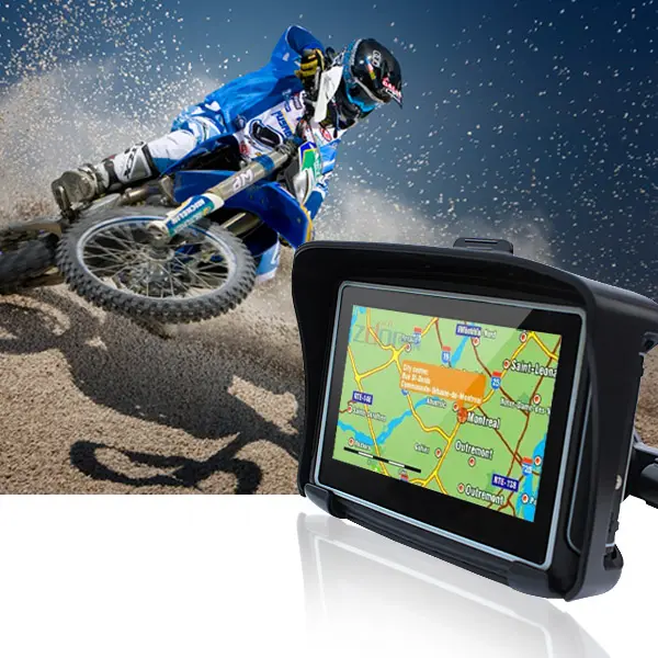 High quality 4.3 inch motorcycle gps navigation for riding