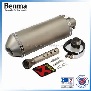 SOMBRA YBR250 CB300 moto termoestabilidad tubo de escape silenciador silenciador de titanio