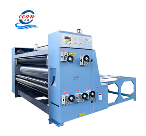 3 Màu <span class=keywords><strong>Carton</strong></span> Sóng Máy In Flexo Máy In Xẻ Rãnh Để Bán - Product Image 3