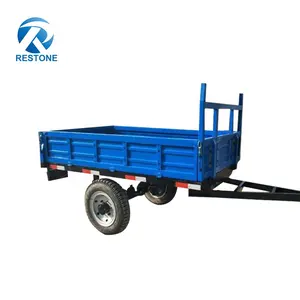 Hot-selling Agriculture 1.5ton-3ton single axle small farm trailer/small tactor trailer