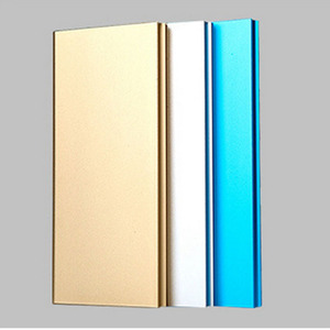 OEM Logo hai cổng USB ngân hàng điện 10000mAh phổ Slim kim loại di động sạc điện thoại di động Micro USB RoHS sản phẩm điện tử - Product Image 2