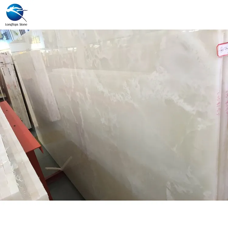 Pakistan white onyx marble price for club floor and wall design