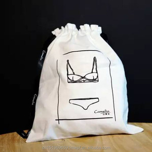 Printed Cotton Fabric <strong>Dust</strong> <strong>Bag</strong> for <strong>Handbag</strong>, Bikini <strong>Bag</strong> With Drawstring - Product Image 1