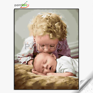 Paintboy - Pintura por Números de Alta Calidad para Bebés, Pintura DIY sobre Lienzo - Product Image 1