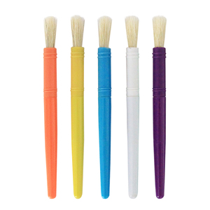 Xin Bowen Set <span class=keywords><strong>di</strong></span> 10 <span class=keywords><strong>Pennelli</strong></span> Professionali per Bambini, Manico in Plastica Colorata, Setole Naturali <span class=keywords><strong>di</strong></span> <span class=keywords><strong>Maiale</strong></span> per Pittura a Olio - Product Image 2