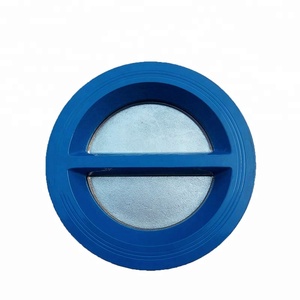 <span class=keywords><strong>Valvola</strong></span> a Farfalla a Doppia Piastra DN100 PN16 DH77X con Corpo in Ghisa Sferoidale, Disco, Stelo e Molla in Acciaio Inox 304, Guarnizione EPDM, Misura 4 Pollici - Product Image 2