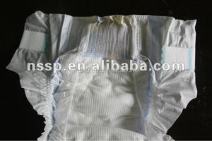 Nouvellement conception OEM marque couches de bébé à Guangzhou LB218 couche-culotte de bébé avec ruban - Product Image 5