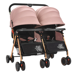 China nueva plegable ligero cochecito doble para la venta barato correr la silla de paseo doble para gemelos recién nacidos - Product Image 1