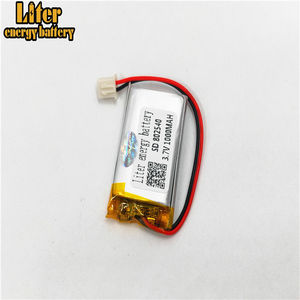 Plug <span class=keywords><strong>2</strong></span>,0-<span class=keywords><strong>2</strong></span> P 802540 de 1000 mah <span class=keywords><strong>3</strong></span>,7 v recargable del lipo batería solar de la batería del li-ion de la batería de polímero de litio con PCM - Product Image 1