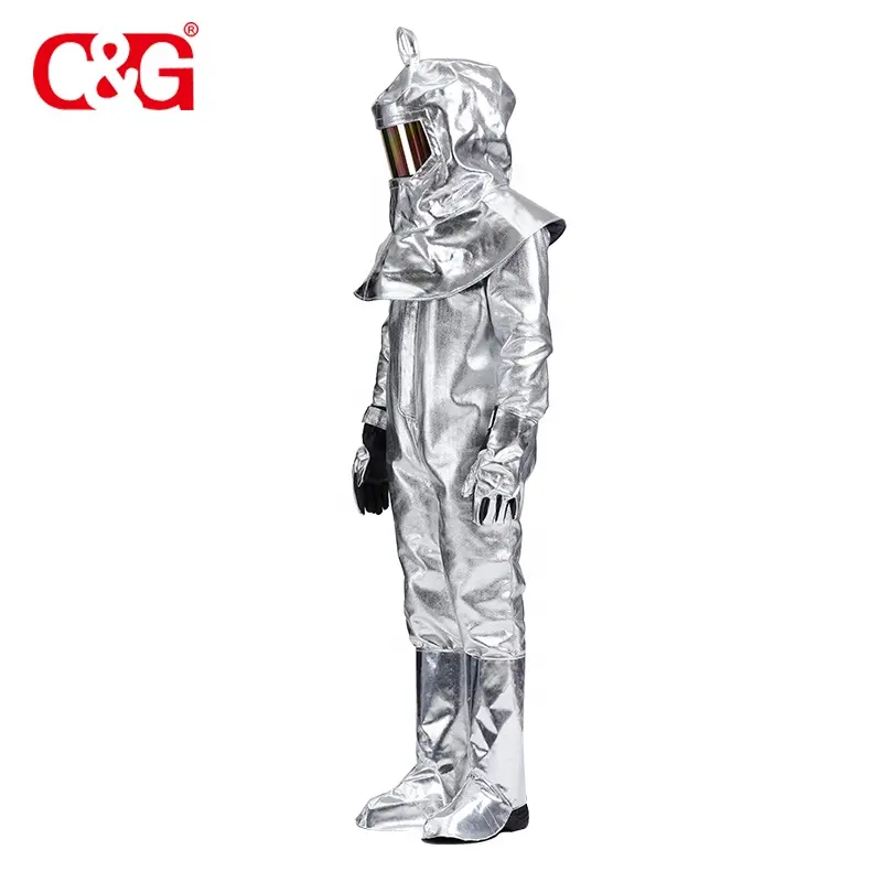 Алюминиевый комбинезон, термозащитная одежда высокого качества для защиты от брызг