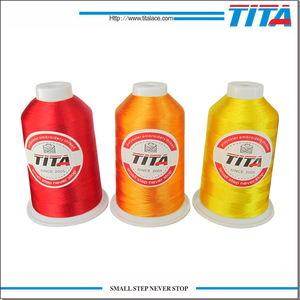 Droga teñida 120D/2 100% hilo de bordar de poliéster - Product Image 1