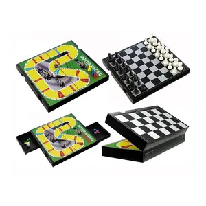 EPT 2In 1 katlanmış uluslararası motosiklet yarış oyunu manyetik satranç tahtası seti özel seyahat oyun oynamak satranç tahtası seti