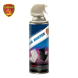 Dust off compressed gas ozone air duster blow off air bottle spray duster Computer Computer Clean Spray cn oem customized aeropak air duster